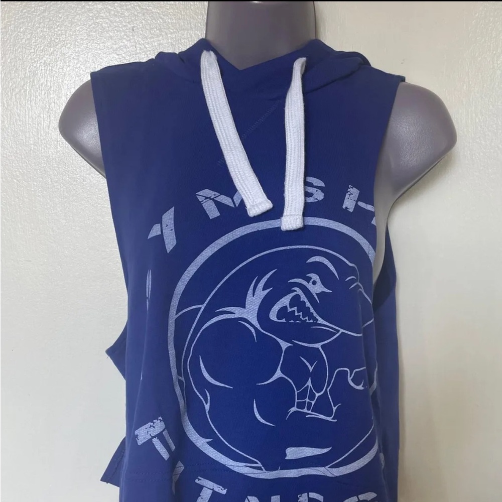 Gymshark crop hoodie muscle top